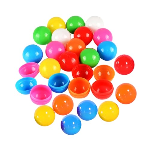 GALPADA 100 Stück Bunte Lotteriebälle aus Robustem Kunststoff Offene Glückskugeln für Tombola Party Spiel und Verlosung Wiederverwendbar Farben Je für Festivitäten und Aktivitäten von GALPADA