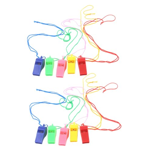 GALPADA 100 Stück Bunte Schiedsrichterpfeifen mit Umhängeband Vielseitige Trainingspfeifen für Sport Partys und Kinderaktivitäten für Wettkämpfe und Veranstaltungen GALPADA 100 Stück Bunte Schiedsrichterpfeifen mit Umhängeband Vielseitige Trainingspfeifen für Sport Partys und Kinderaktivitäten für Wettkämpfe und Veranstaltungen von GALPADA
