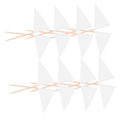 GALPADA 100 Stück Kleine Dreieckige Zahnstocher Flags Weiß Sichere Lebensmittelqualität Stabile Cupcake Topper und Obstkennzeichnung Vielseitig für Partys Buffets Käse und GALPADA 100 Stück Kleine Dreieckige Zahnstocher Flags Weiß Sichere Lebensmittelqualität Stabile Cupcake Topper und Obstkennzeichnung Vielseitig für Partys Buffets Käse und von GALPADA