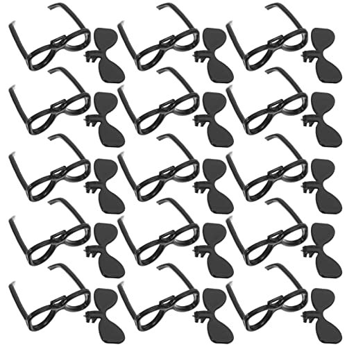GALPADA 100 Stück Mini Sonnenbrillen für Puppen und Stilvolle Accessoires für Dekorieren für Kreative Rollenspiele und Bastelprojekte von GALPADA