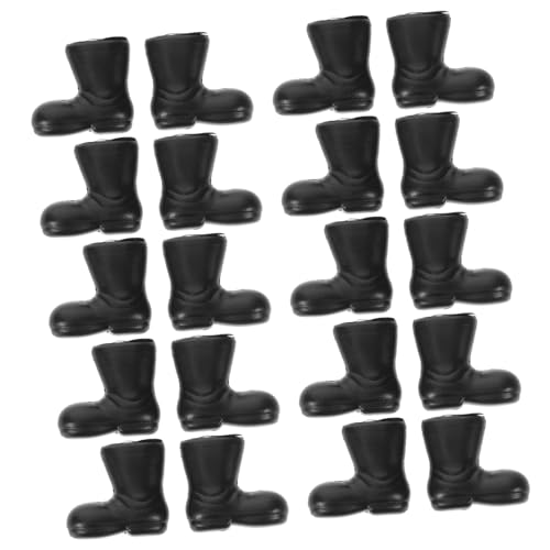 GALPADA 100 Stück Miniatur Weihnachtsmann Stiefel aus Kunststoff Schwarze Puppenschuhe DIY Bastelzubehör für Puppenhaus Weihnachtliche Tischdekoration Vielseitige Weihnachtsdeko GALPADA 100 Stück Miniatur Weihnachtsmann Stiefel aus Kunststoff Schwarze Puppenschuhe DIY Bastelzubehör für Puppenhaus Weihnachtliche Tischdekoration Vielseitige Weihnachtsdeko von GALPADA