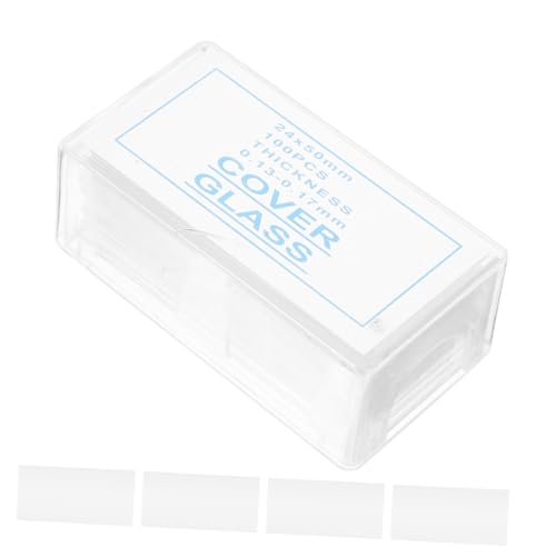 GALPADA 100 Stück Objektträger Aus Glas Für Aquarienproben, Objektträger Aus Glas, Objektträger Aus Glas von GALPADA