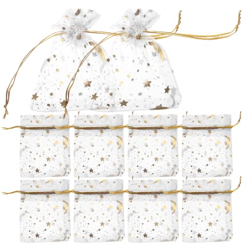 GALPADA 100 Stück Organza Geschenktüten mit Kordelzug Transparente Schmuckbeutel für Hochzeiten Partys Geburtstage und Weihnachten für Süßigkeiten und Kleine GALPADA 100 Stück Organza Geschenktüten mit Kordelzug Transparente Schmuckbeutel für Hochzeiten Partys Geburtstage und Weihnachten für Süßigkeiten und Kleine von GALPADA