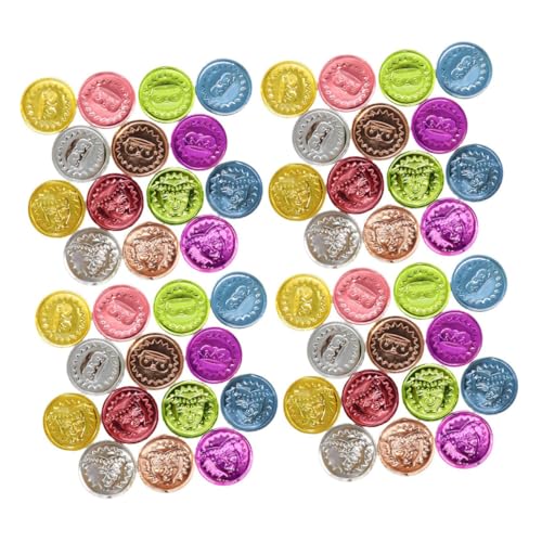 GALPADA 100 Stück Teiliges Bunte Plastikspielmünzen Leichte Kunststoffmünzen für Partyspiele Kinderspaß Geburtstagsfeier Karnevalsspiele Schatzsuche Requisiten GALPADA 100 Stück Teiliges Bunte Plastikspielmünzen Leichte Kunststoffmünzen für Partyspiele Kinderspaß Geburtstagsfeier Karnevalsspiele Schatzsuche Requisiten von GALPADA
