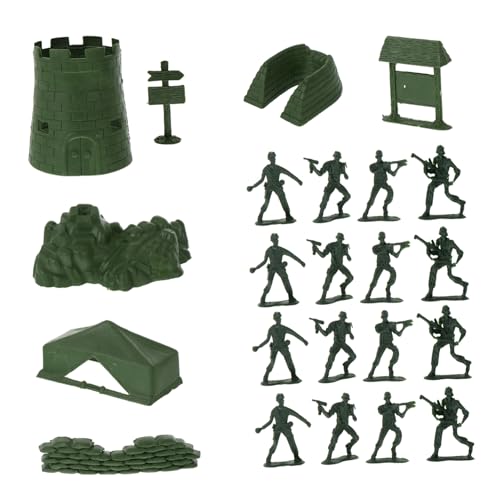 GALPADA 100 Stück Teiliges Kunststoff Soldaten Militärische Figuren Modell für Eltern-Junge Mädchen Spiel Simulation Wargaming Zubehör GALPADA 100 Stück Teiliges Kunststoff Soldaten Militärische Figuren Modell für Eltern-Junge Mädchen Spiel Simulation Wargaming Zubehör von GALPADA
