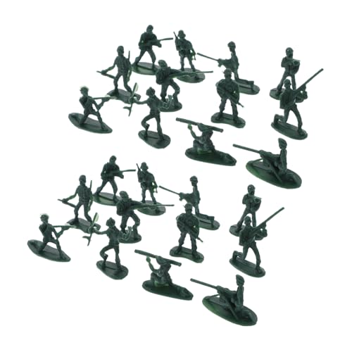 GALPADA 100 Stück Teiliges Mini Soldat aus Robustem Kunststoff Langlebige Miniatur Soldatenfiguren in Militärgrün für Sandtisch Dekoration und Spielspaß GALPADA 100 Stück Teiliges Mini Soldat aus Robustem Kunststoff Langlebige Miniatur Soldatenfiguren in Militärgrün für Sandtisch Dekoration und Spielspaß von GALPADA