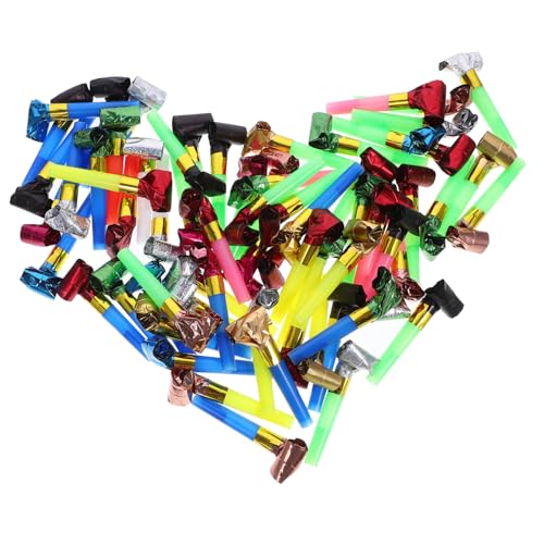 GALPADA 100 Stück Teiliges Partytröten Bunte Krachmacher Pfeifen für Geburtstag Fest Festliche Partyzubehör Lustige Geräuschemacher für Erwachsene GALPADA 100 Stück Teiliges Partytröten Bunte Krachmacher Pfeifen für Geburtstag Fest Festliche Partyzubehör Lustige Geräuschemacher für Erwachsene von GALPADA