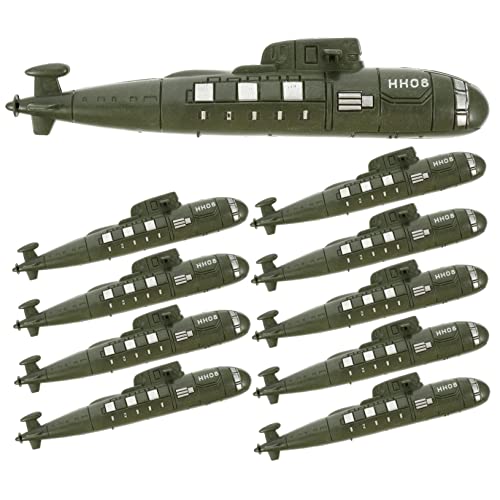 GALPADA 10Stücke Kleine Boot Modelle Simulierte Militärische Boote Für Sandtisch Für Boot Modell Sammler Und Langlebig Und Sicher von GALPADA