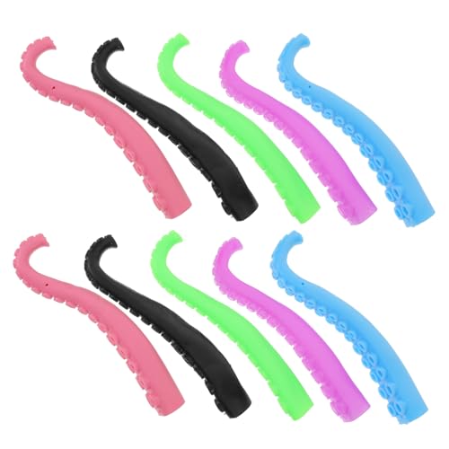 GALPADA 10Stücke Kunststoff Octopus Tentakel Fingerpuppen Kreatives Fingerspitzen für Zufällige Farben Langlebig und Sicher für Stundenlangen Spielspaß GALPADA 10Stücke Kunststoff Octopus Tentakel Fingerpuppen Kreatives Fingerspitzen für Zufällige Farben Langlebig und Sicher für Stundenlangen Spielspaß von GALPADA