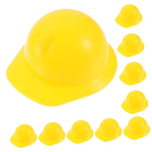 GALPADA 10Stücke Mini Bauhelm für Puppen Realistische Dekoration aus Stabilem für Puppenhaus und Fantasievolles Vielseitig Einsetzbar GALPADA 10Stücke Mini Bauhelm für Puppen Realistische Dekoration aus Stabilem für Puppenhaus und Fantasievolles Vielseitig Einsetzbar von GALPADA