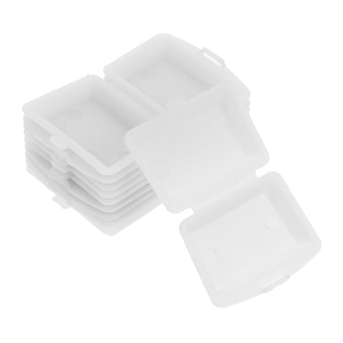 GALPADA 10Stücke Mini Lunchbox Modell Teiliges Für Puppenhaus Dekoration Realistische Takeaway Box Für Mini Zubehör Für Kreative Spielwelten Und DIY Projekte von GALPADA