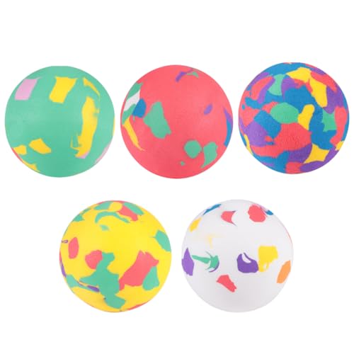 GALPADA 12 Stück Bunte Feste Eva hüpfbälle Elastische Spielbälle für Weiche Umweltfreundliche Sprungbälle für Freizeit und Geschenk von GALPADA