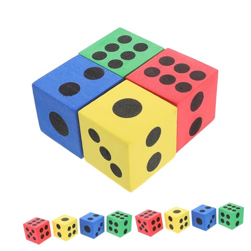 GALPADA 12 Stück Bunte Spielwürfel für Klassenzimmeraktivitäten Lernspiele und Partys Leicht und Einfach zu Handhaben GALPADA 12 Stück Bunte Spielwürfel für Klassenzimmeraktivitäten Lernspiele und Partys Leicht und Einfach zu Handhaben von GALPADA