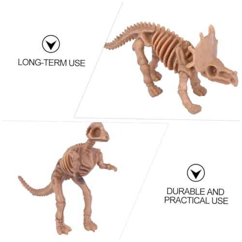 GALPADA 12 Stück Dinosaurier Ausgrabungsset Schädel Modell Dino Landschaft Dino Knochen Skelett Halloween Kleine Figuren Halloween Deko Skelett Groß Light Brown GALPADA 12 Stück Dinosaurier Ausgrabungsset Schädel Modell Dino Landschaft Dino Knochen Skelett Halloween Kleine Figuren Halloween Deko Skelett Groß Light Brown von GALPADA