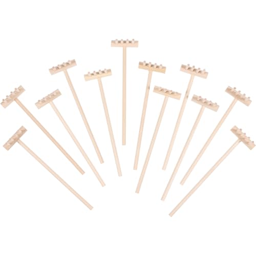 GALPADA 12 Stück Mini -Rechenhandwerk Zen-Garten mit Sandrechen Sandkastenrechen Mini-Rechen für wohnaccessoires bastelzeug basteln deko Kleiner Rechen Sandtisch Minirechen Bambus Khaki GALPADA 12 Stück Mini -Rechenhandwerk Zen-Garten mit Sandrechen Sandkastenrechen Mini-Rechen für wohnaccessoires bastelzeug basteln deko Kleiner Rechen Sandtisch Minirechen Bambus Khaki von GALPADA