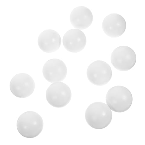 GALPADA 12 Stück Mini Tischfußball Bälle HIPS Material Glatte Oberfläche Weiß Ersatzkugeln Für Standard Tischkicker Fußball Zubehör Für Tischfußball Brettspiel von GALPADA