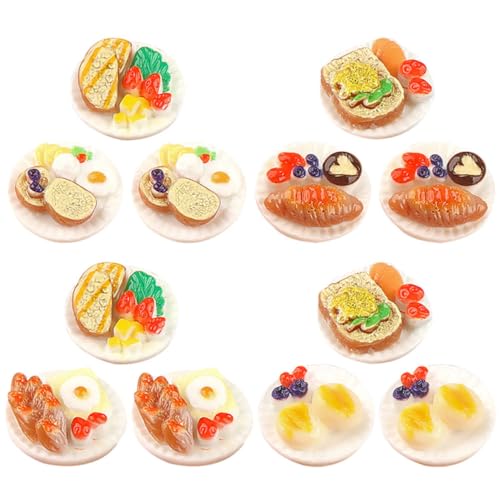 GALPADA 12 Stück Miniatur Lebensmittel Modelle Teiliges Süße Desserts für Puppenhaus Dekoration Farbenfroh und Langlebig für Craft Deko und Zubehör GALPADA 12 Stück Miniatur Lebensmittel Modelle Teiliges Süße Desserts für Puppenhaus Dekoration Farbenfroh und Langlebig für Craft Deko und Zubehör von GALPADA