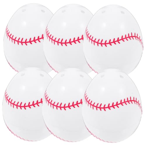 GALPADA 12 Stück Teiliges Befüllbare Kunststoff Ostereier im Baseball Design Wiederverwendbar für Osterdekoration Partyfüllungen Kleine Geschenke und Süßigkeiten Robust und Praktisch GALPADA 12 Stück Teiliges Befüllbare Kunststoff Ostereier im Baseball Design Wiederverwendbar für Osterdekoration Partyfüllungen Kleine Geschenke und Süßigkeiten Robust und Praktisch von GALPADA