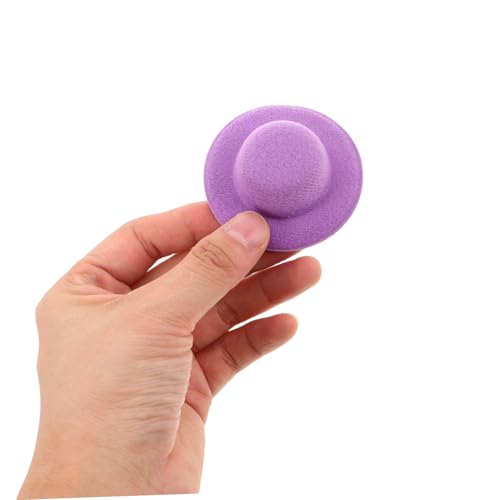 GALPADA 12 Stück Teiliges Bunte Mini Realistische Kleine Puppenhüte aus Plüsch für DIY Basteln Mini Hüte als Puppenzubehör Leicht und Tragbar für Kreative Rollenspiele von GALPADA