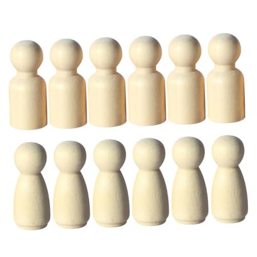 GALPADA 12 Stück Teiliges DIY Miniatur Holzfiguren für Sandtisch und Puppenhaus Unbemalte Weibliche und Männliche Holzpuppen Zubehör für Kreative Bastelprojekte GALPADA 12 Stück Teiliges DIY Miniatur Holzfiguren für Sandtisch und Puppenhaus Unbemalte Weibliche und Männliche Holzpuppen Zubehör für Kreative Bastelprojekte von GALPADA