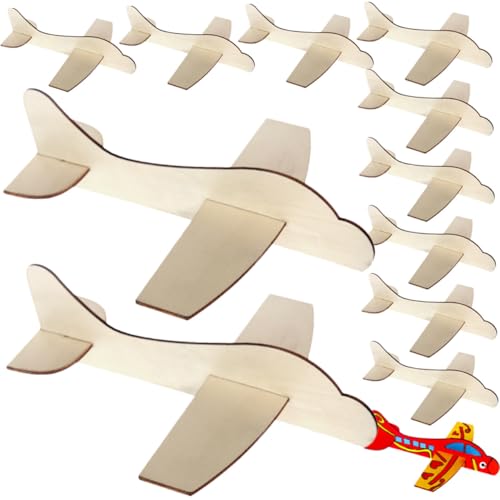GALPADA 12 Stück Teiliges Holzflugzeugmodell DIY Bastelset für Einfache Montage Glatte Oberfläche Robustes Flugzeugspielzeug aus Sicherem Holz für Jungen und Mädchen GALPADA 12 Stück Teiliges Holzflugzeugmodell DIY Bastelset für Einfache Montage Glatte Oberfläche Robustes Flugzeugspielzeug aus Sicherem Holz für Jungen und Mädchen von GALPADA