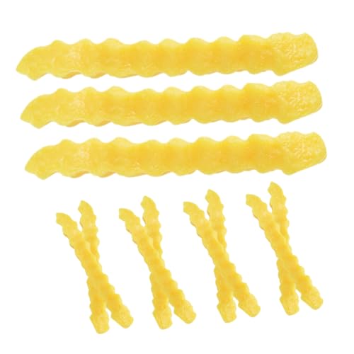GALPADA 12 Stück Teiliges Künstlicher Pommes Frites aus PVC Realistische Deko für Küche Restaurant und Party für Schaufenster und Buffetausstellungen GALPADA 12 Stück Teiliges Künstlicher Pommes Frites aus PVC Realistische Deko für Küche Restaurant und Party für Schaufenster und Buffetausstellungen von GALPADA
