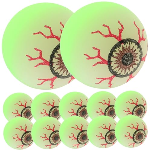 GALPADA 12 Stück Teiliges Leuchtende Bouncy Balls aus Robustem Gummi Lustige Weihnachts Party Spiele Elastische Springbälle in Bunten Farben Mitgebsel GALPADA 12 Stück Teiliges Leuchtende Bouncy Balls aus Robustem Gummi Lustige Weihnachts Party Spiele Elastische Springbälle in Bunten Farben Mitgebsel von GALPADA