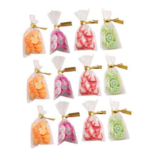 GALPADA 12 Stück Teiliges Mini Snack mit Lebensechten Verpackten Snacks Folientüten Kreative Miniaturhaus Dekoration für Puppenhaus Fotorequisiten und Detailreiche Kleine Essensornamente von GALPADA