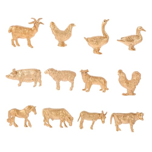 GALPADA 12 Stück Teiliges Miniatur Bauernhoftier aus Realistische Farbenfrohe Figuren zur Kindererziehung und Dekoration Robust und Detailreich für Lernspiele und Heimgestaltung GALPADA 12 Stück Teiliges Miniatur Bauernhoftier aus Realistische Farbenfrohe Figuren zur Kindererziehung und Dekoration Robust und Detailreich für Lernspiele und Heimgestaltung von GALPADA