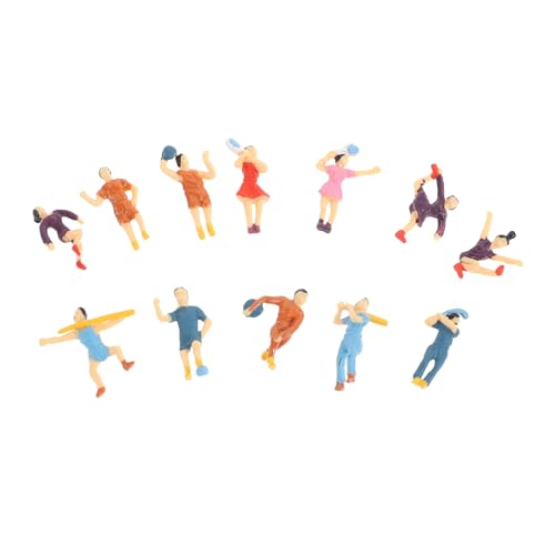 GALPADA 12 Stück Teiliges Miniatur Menschen Figuren DIY Zubehör für Sandtisch und Mikro Landschaft Langlebige Modellbau Dekoration für Architektur und Diorama GALPADA 12 Stück Teiliges Miniatur Menschen Figuren DIY Zubehör für Sandtisch und Mikro Landschaft Langlebige Modellbau Dekoration für Architektur und Diorama von GALPADA