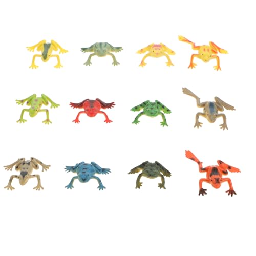 GALPADA 12 Stück Teiliges Simulation Frosch und Krötenmodelle aus Kunststoff Realistische Form Spielerisches Kinderspielzeug für Aquarium Garten und Pooldekoration GALPADA 12 Stück Teiliges Simulation Frosch und Krötenmodelle aus Kunststoff Realistische Form Spielerisches Kinderspielzeug für Aquarium Garten und Pooldekoration von GALPADA