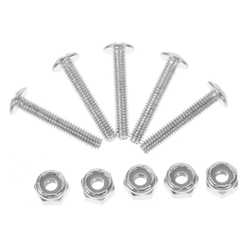 GALPADA 12 Stück Teiliges Tischfußball Schrauben Muttern Professionelle Befestigungsteile für Stabile Spielfiguren Am Kickertisch Einfache Montage für Reparatur und Präzises Spiel von GALPADA