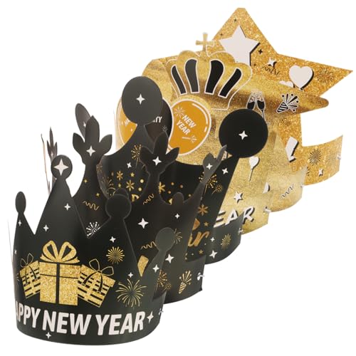 GALPADA 12 Stück Teiliges Year Partyhüte aus Papier Leichte Bequeme Neujahrsdeko und Foto Requisiten für Erwachsene und Einfache Montage für Silvesterfeier und Klassenaktivitäten GALPADA 12 Stück Teiliges Year Partyhüte aus Papier Leichte Bequeme Neujahrsdeko und Foto Requisiten für Erwachsene und Einfache Montage für Silvesterfeier und Klassenaktivitäten von GALPADA