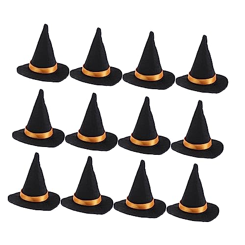 GALPADA 12Stücke Halloween Mini Hexenhut Weinflaschenaufsätze Flaschendekoration für Halloween Party Kreative Tischdeko und DIY Zubehör Langlebige Partygeschenke für Unvergessliche GALPADA 12Stücke Halloween Mini Hexenhut Weinflaschenaufsätze Flaschendekoration für Halloween Party Kreative Tischdeko und DIY Zubehör Langlebige Partygeschenke für Unvergessliche von GALPADA