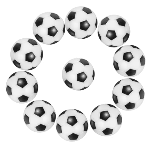 GALPADA 12Stücke Mini Tischfußball Bälle Ersatzbälle Für Tischfußball Klassisches Design Umweltfreundlichem Harz Für Standard Fußballtische Perfektes Zubehör von GALPADA