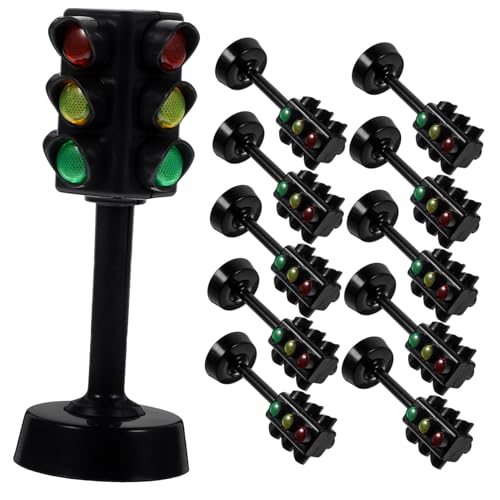 GALPADA 12Stücke Teiliges Simuliertes Verkehrssignallicht für Intelligentes Lernspielzeug zur Verkehrserziehung für Kleinkinder und Spielstraßen Autos GALPADA 12Stücke Teiliges Simuliertes Verkehrssignallicht für Intelligentes Lernspielzeug zur Verkehrserziehung für Kleinkinder und Spielstraßen Autos von GALPADA