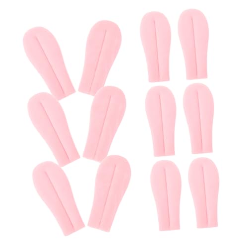GALPADA 12Stücke Zungenzubehör für Puppenherstellung DIY Zungenstützen Farbenfrohe Accessoires für Stoffpuppen und Handgefertigt von GALPADA