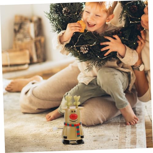 GALPADA 13 Stück Teiliges Weihnachtsmann Wind Up Mit Glatten Kanten Niedliches Cartoon Design als Weihnachtsstrumpf Füller und Lernspielzeug für Weihnachtszeit von GALPADA