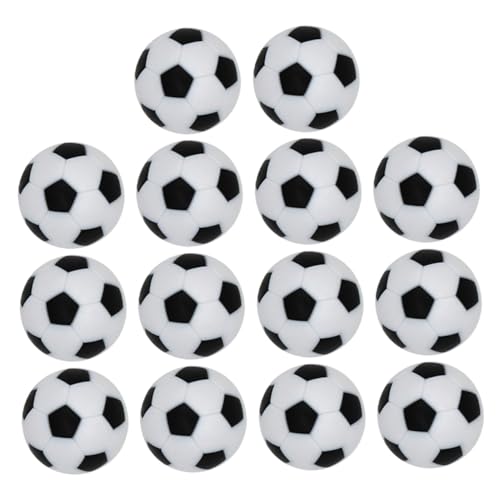 GALPADA 14 Stück Teiliges Tischfußball Zubehör Mini Fußballbälle in Kontrastfarben für Erwachsene Langlebige Ersatzbälle für Tischkicker Kompatibel mit Standard Fußballtischen Glatte von GALPADA