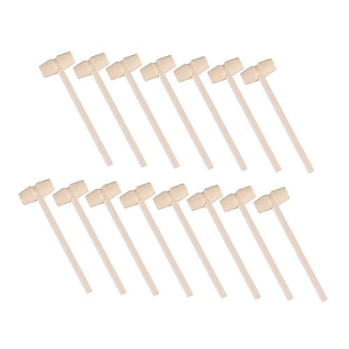 GALPADA 15 Stück Mini Holzhammer für Teiliges Tragbares Lernspielzeug Sicher und Glatt zum Hämmern und Knacken von Schalen Fördert die Grip Entwicklung GALPADA 15 Stück Mini Holzhammer für Teiliges Tragbares Lernspielzeug Sicher und Glatt zum Hämmern und Knacken von Schalen Fördert die Grip Entwicklung von GALPADA