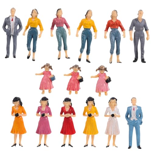 GALPADA 15 Stück Miniatur Figuren Kunststoff Bunte Handbemalte für Modellbau und für Kreative Szenen und Dioramen Farben Zufällig Ausgewählt Zufällige Farbe GALPADA 15 Stück Miniatur Figuren Kunststoff Bunte Handbemalte für Modellbau und für Kreative Szenen und Dioramen Farben Zufällig Ausgewählt Zufällige Farbe von GALPADA