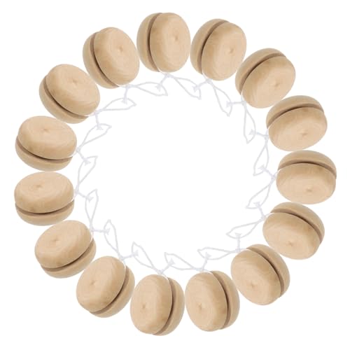 GALPADA 15 Stück Teiliges Holz Yo Yo zum Bemalen DIY für Kreativität von Konzentration und Motorik Pädagogisch als für Junge Mädchen und Jungen GALPADA 15 Stück Teiliges Holz Yo Yo zum Bemalen DIY für Kreativität von Konzentration und Motorik Pädagogisch als für Junge Mädchen und Jungen von GALPADA