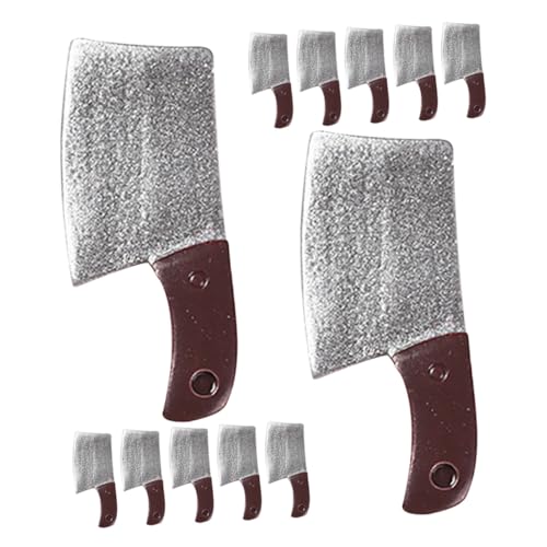 GALPADA 15 Stück Teiliges Miniatur Küchenmesser aus Resin Realistische Mini Küchenutensilien für Puppenhaus Dekoration Langlebig Farbecht Handschonend Leicht und Platzsparend von GALPADA