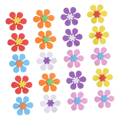 GALPADA 160 Stück Blumenaufkleber aus Schaumstoff Selbstklebende Deko für Wände Türen und Fenster Bunte Eva Blumen für DIY Projekte und Kinderhandwerk für Feste und Zufällige Farbe GALPADA 160 Stück Blumenaufkleber aus Schaumstoff Selbstklebende Deko für Wände Türen und Fenster Bunte Eva Blumen für DIY Projekte und Kinderhandwerk für Feste und Zufällige Farbe von GALPADA