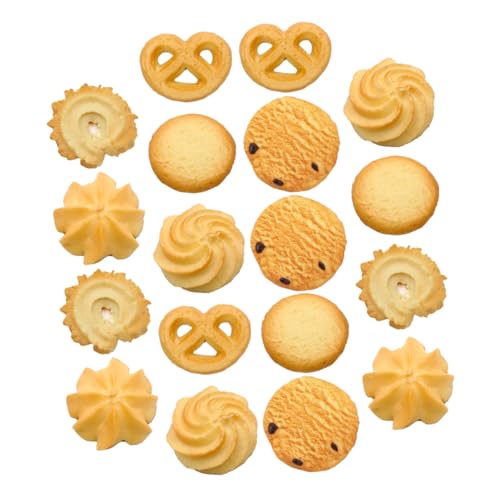GALPADA 18 Stück Cookie -modellspielzeug Essensrequisiten Kekse Gefälschtes Keksmodell Essensmodell Mädchen Gebäck Realistische Backwaren Gefälschter Keks Küchenspielsimulation PVC GALPADA 18 Stück Cookie -modellspielzeug Essensrequisiten Kekse Gefälschtes Keksmodell Essensmodell Mädchen Gebäck Realistische Backwaren Gefälschter Keks Küchenspielsimulation PVC von GALPADA