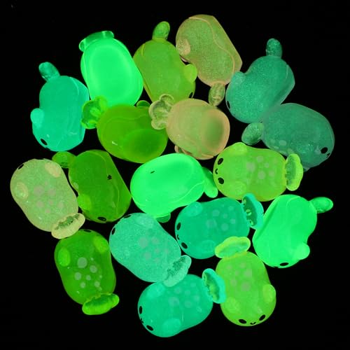 GALPADA 18 Stück Leuchtende Meeresschnecken Figuren für DIY Aquarien Miniatur und Wohnaccessoires Detailreiche Farbenfrohe Dekorationselemente für Bezauberndes von GALPADA
