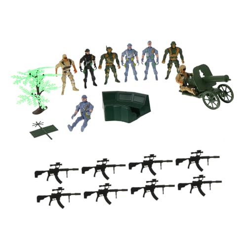 GALPADA 19 Stück Teiliges Militärisches Soldaten Modell aus Kunststoff Realistische Soldatenfiguren Robustes Armee für Interaktives Rollenspiel und Partyspaß GALPADA 19 Stück Teiliges Militärisches Soldaten Modell aus Kunststoff Realistische Soldatenfiguren Robustes Armee für Interaktives Rollenspiel und Partyspaß von GALPADA