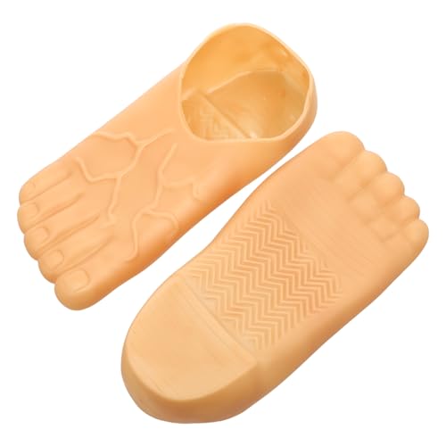 GALPADA 1Paar Riesenfüße Slipper für Übertriebene Pantoffeln für Halloween Partys aus Langlebigem Material für Witzige Auftritte und Cosplay Hautfarbe von GALPADA