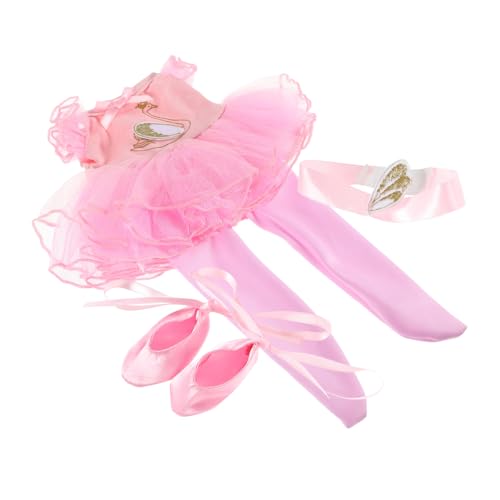 GALPADA 1Satz Ballettkleidung für Puppen Elegantes Tutu Kleid mit Tanzrock Schuhen und Haaraccessoire für Puppen Outfits Puppentanzzubehör für Mädchen GALPADA 1Satz Ballettkleidung für Puppen Elegantes Tutu Kleid mit Tanzrock Schuhen und Haaraccessoire für Puppen Outfits Puppentanzzubehör für Mädchen von GALPADA