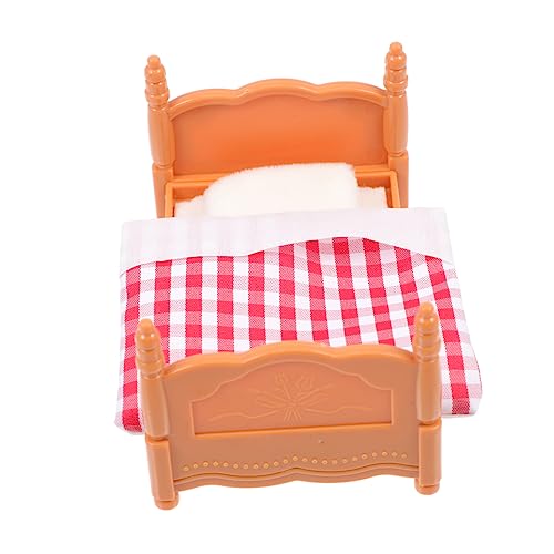 GALPADA 1Satz Bett Modell für Puppenhaus Elegantes Schlafzimmer Spielzeugmöbel Perfektes Accessoire für Mini Hausliebhaber für GALPADA 1Satz Bett Modell für Puppenhaus Elegantes Schlafzimmer Spielzeugmöbel Perfektes Accessoire für Mini Hausliebhaber für von GALPADA